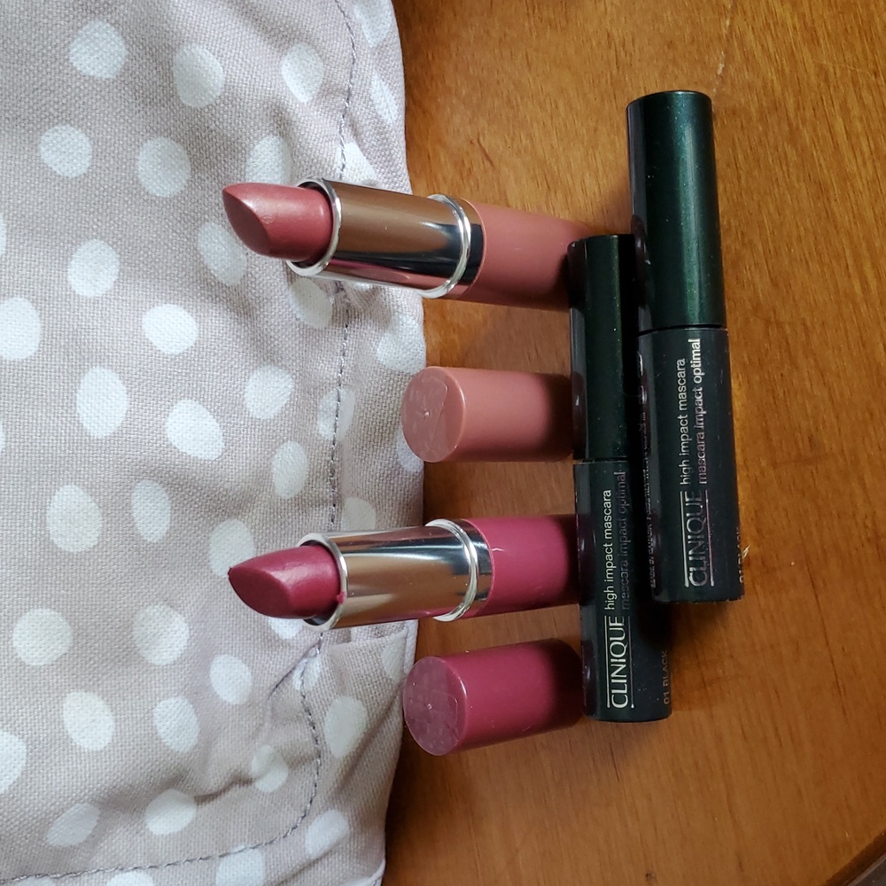 Clinique Pink Lipstick Collection